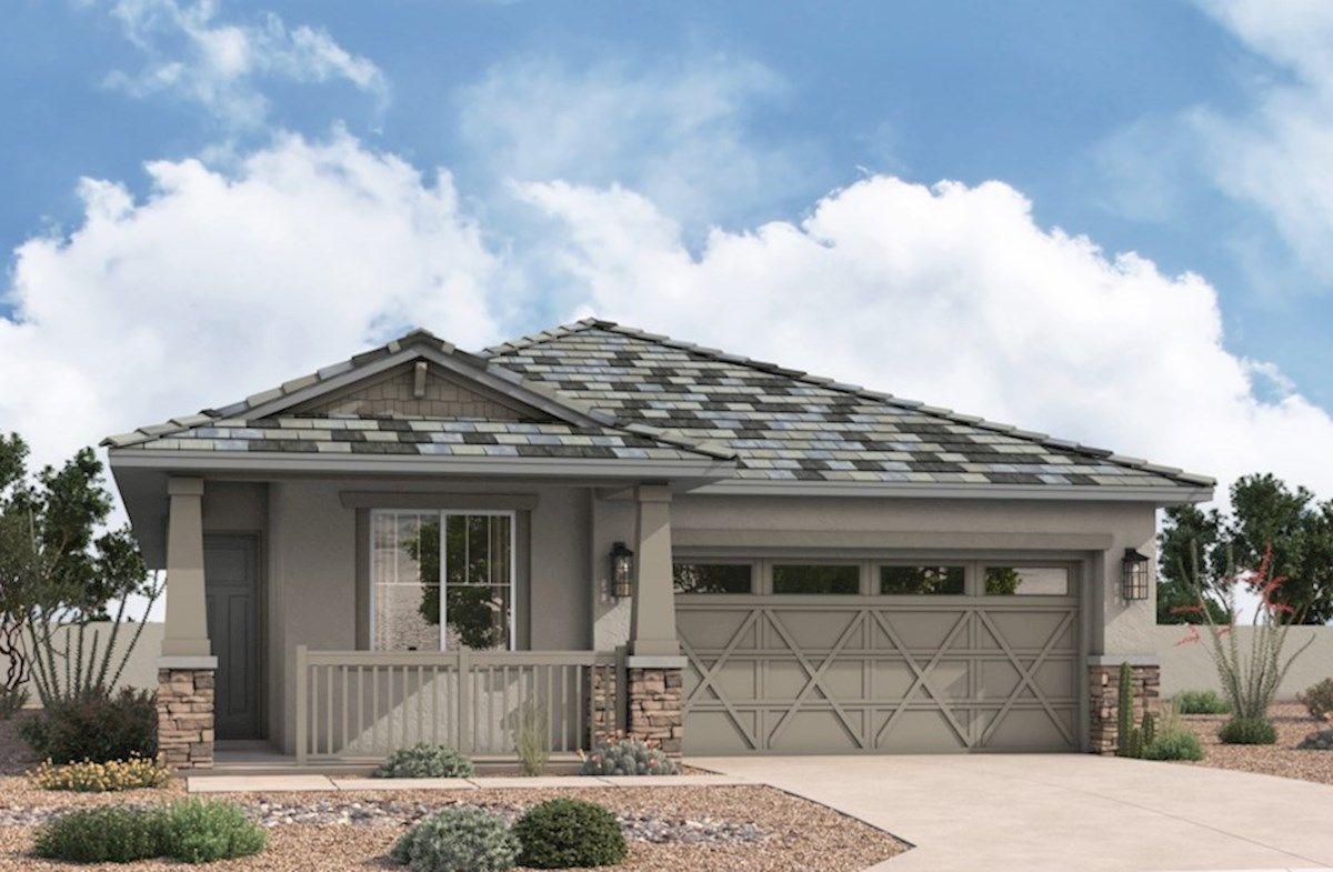 Exterior:Arts & Crafts M Elevation