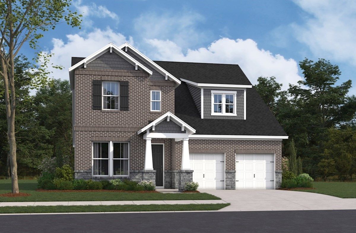 Exterior:Arts & Crafts L Elevation