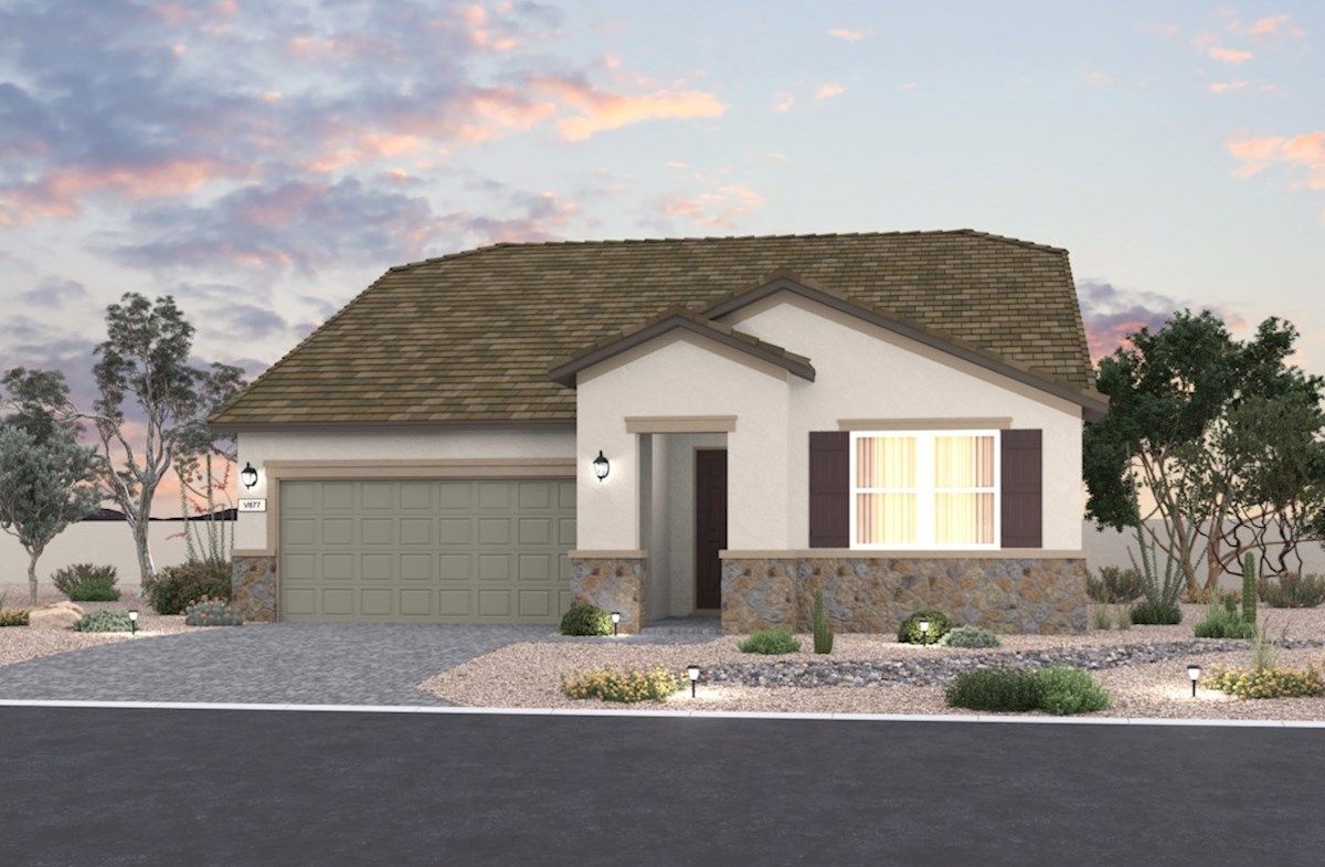 Exterior:Arts & Crafts L Elevation