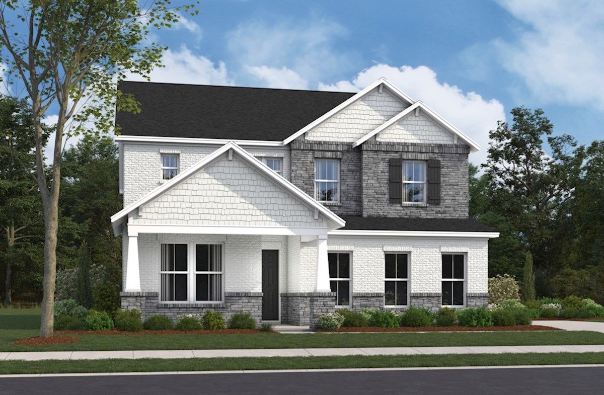 Exterior:Arts & Crafts L Elevation