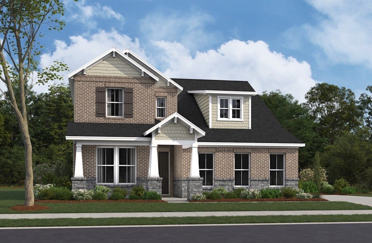 Exterior:Arts & Crafts L Elevation