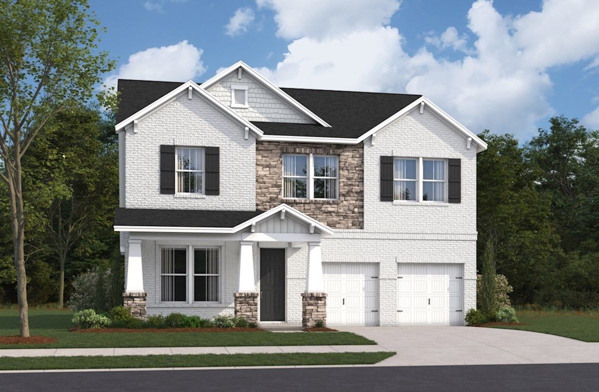 Exterior:Arts & Crafts L Elevation