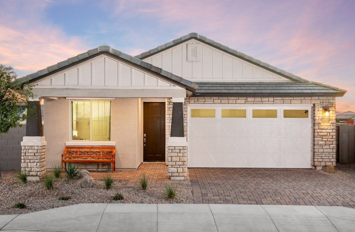 Exterior:Arts & Crafts L Elevation