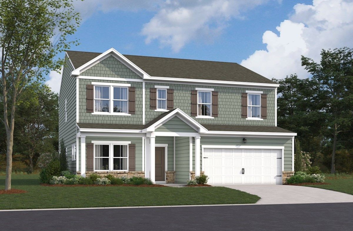 Exterior:Arts & Crafts L Elevation