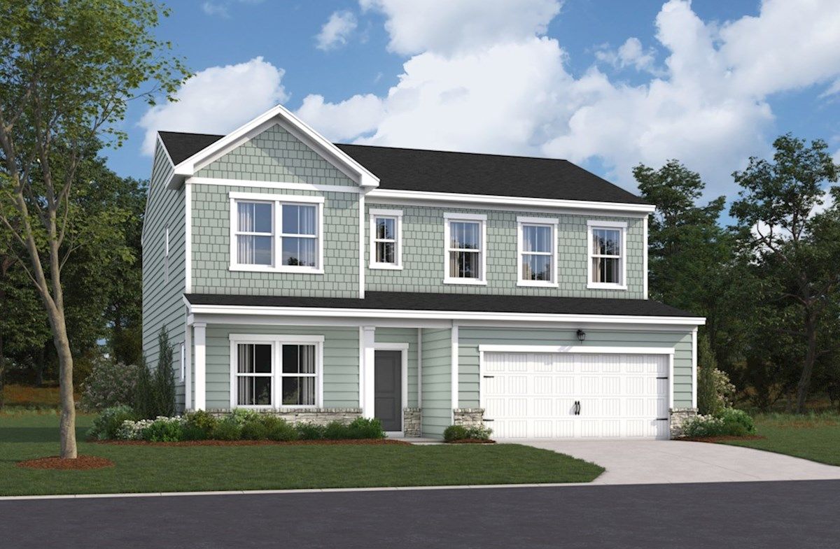 Exterior:Arts & Crafts L Elevation