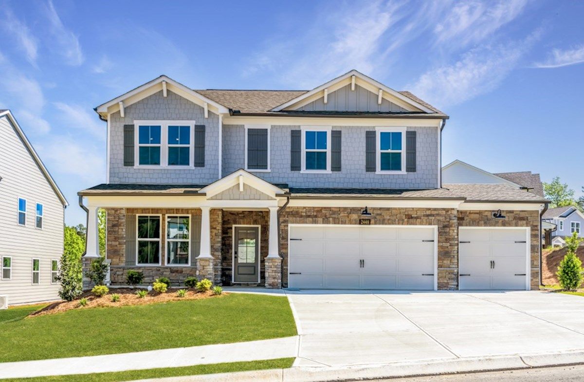 Exterior:Arts & Crafts L Elevation