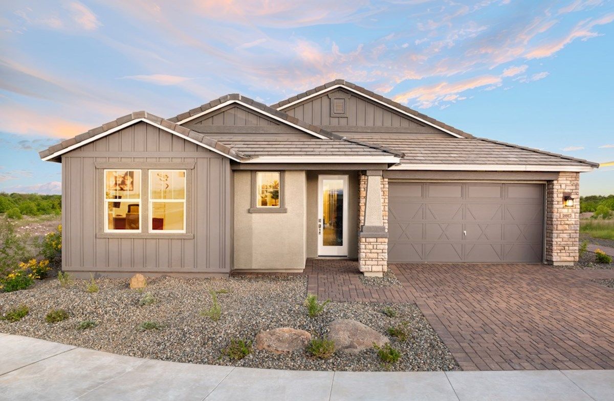 Exterior:Arts & Crafts L Elevation