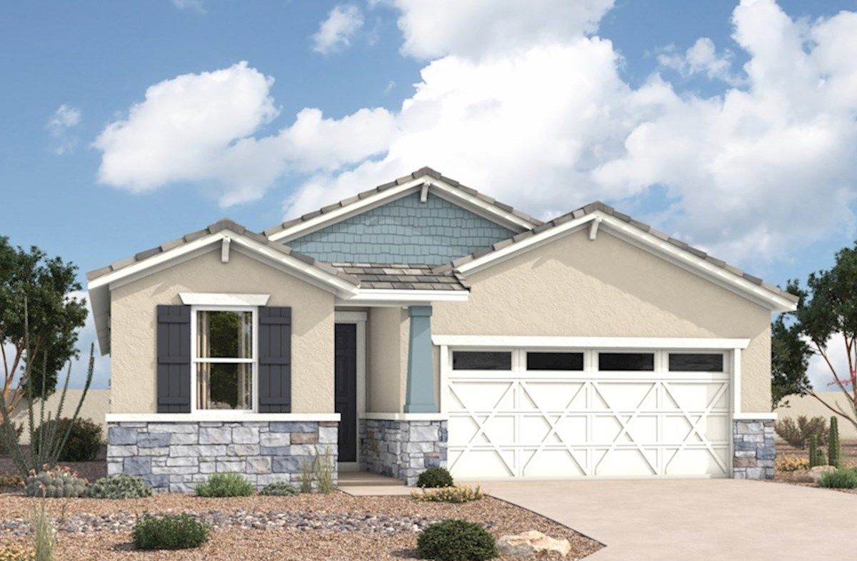 Exterior:Arts & Crafts L Elevation