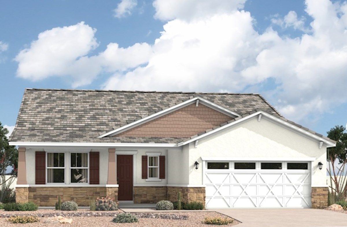 Exterior:Arts & Crafts L Elevation