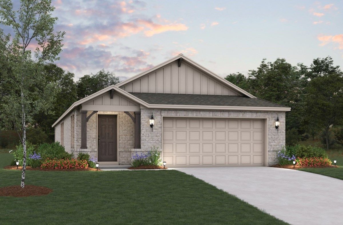 Exterior:Farmhouse A Elevation