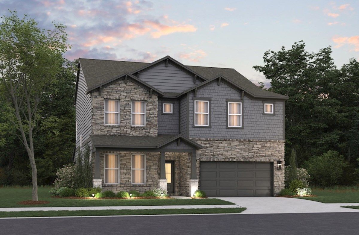 Exterior:Arts & Crafts L Elevation