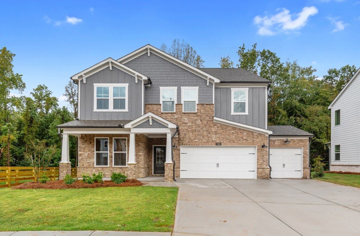 Exterior:Arts & Crafts L Elevation