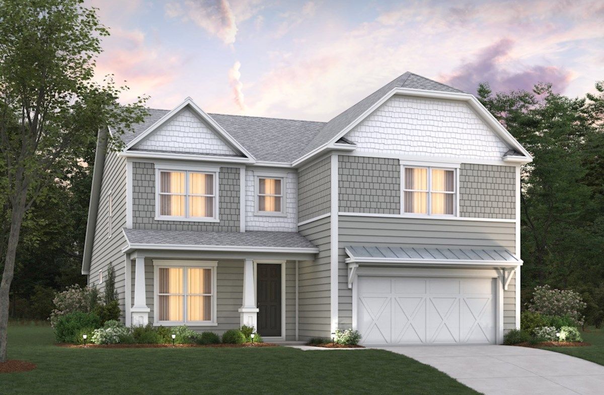 Exterior:Arts & Crafts L Elevation