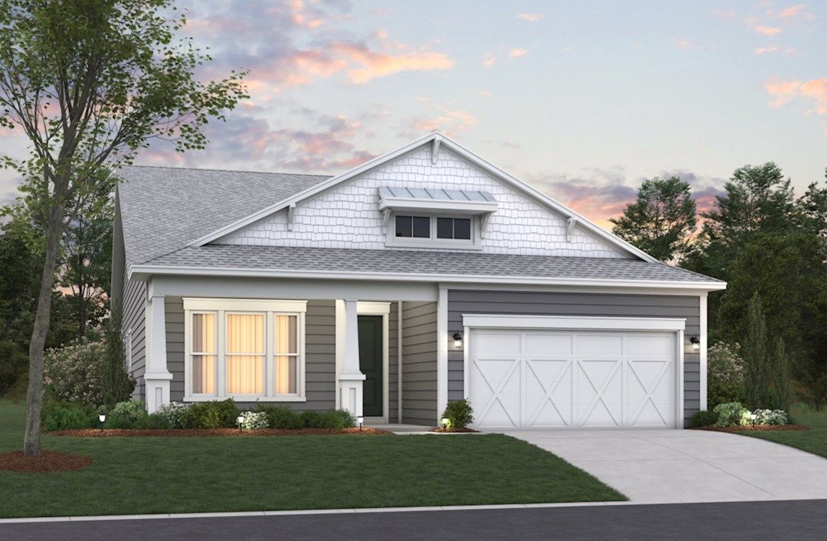 Exterior:Arts & Crafts L Elevation