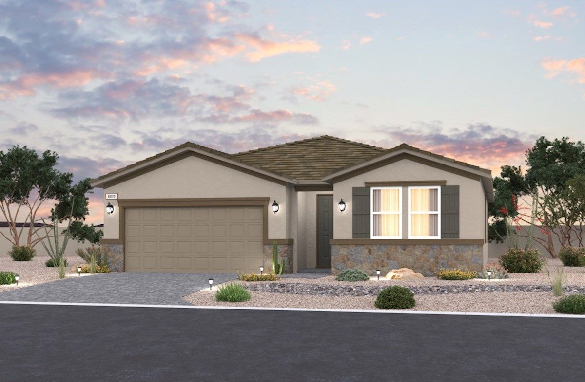 Exterior:Arts & Crafts L Elevation