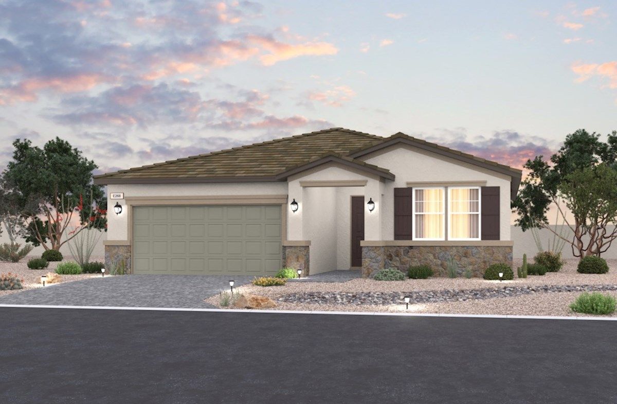 Exterior:Arts & Crafts L Elevation