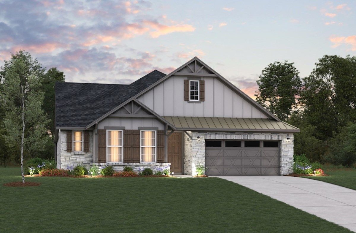 Exterior:Arts & Crafts L Elevation