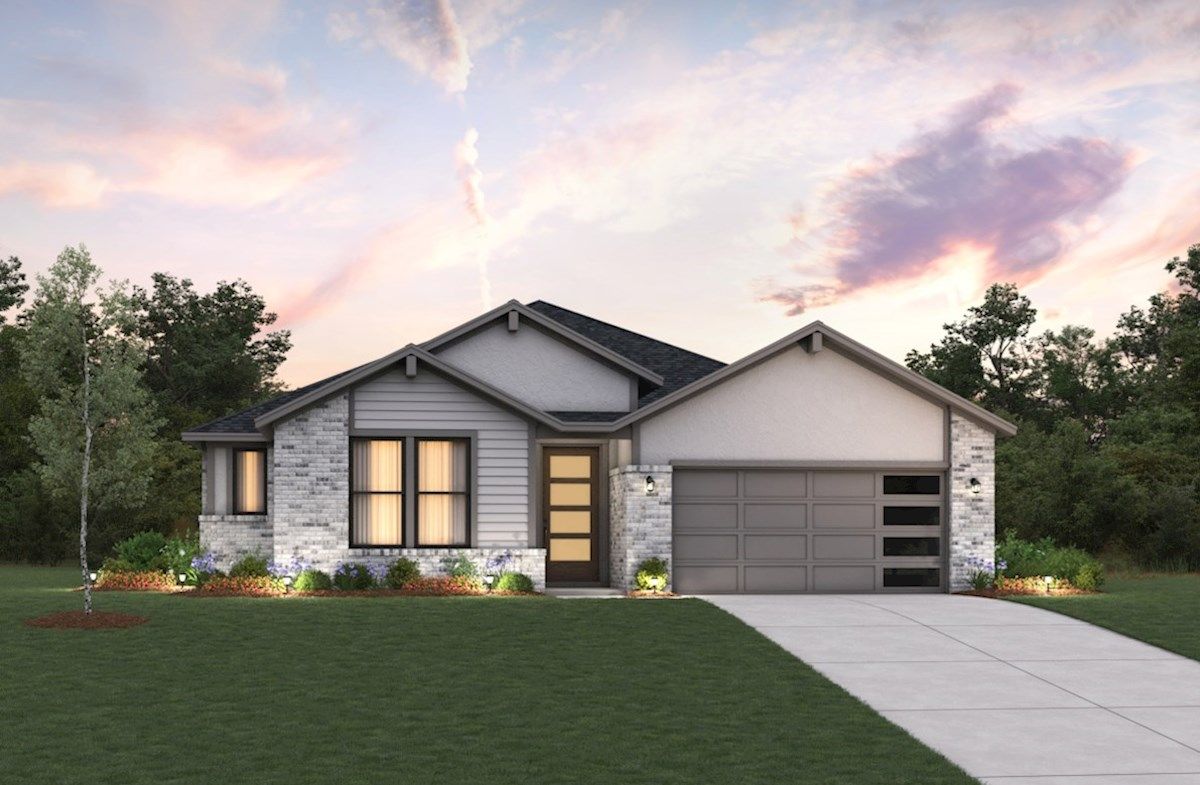 Exterior:Mid - Century L Elevation
