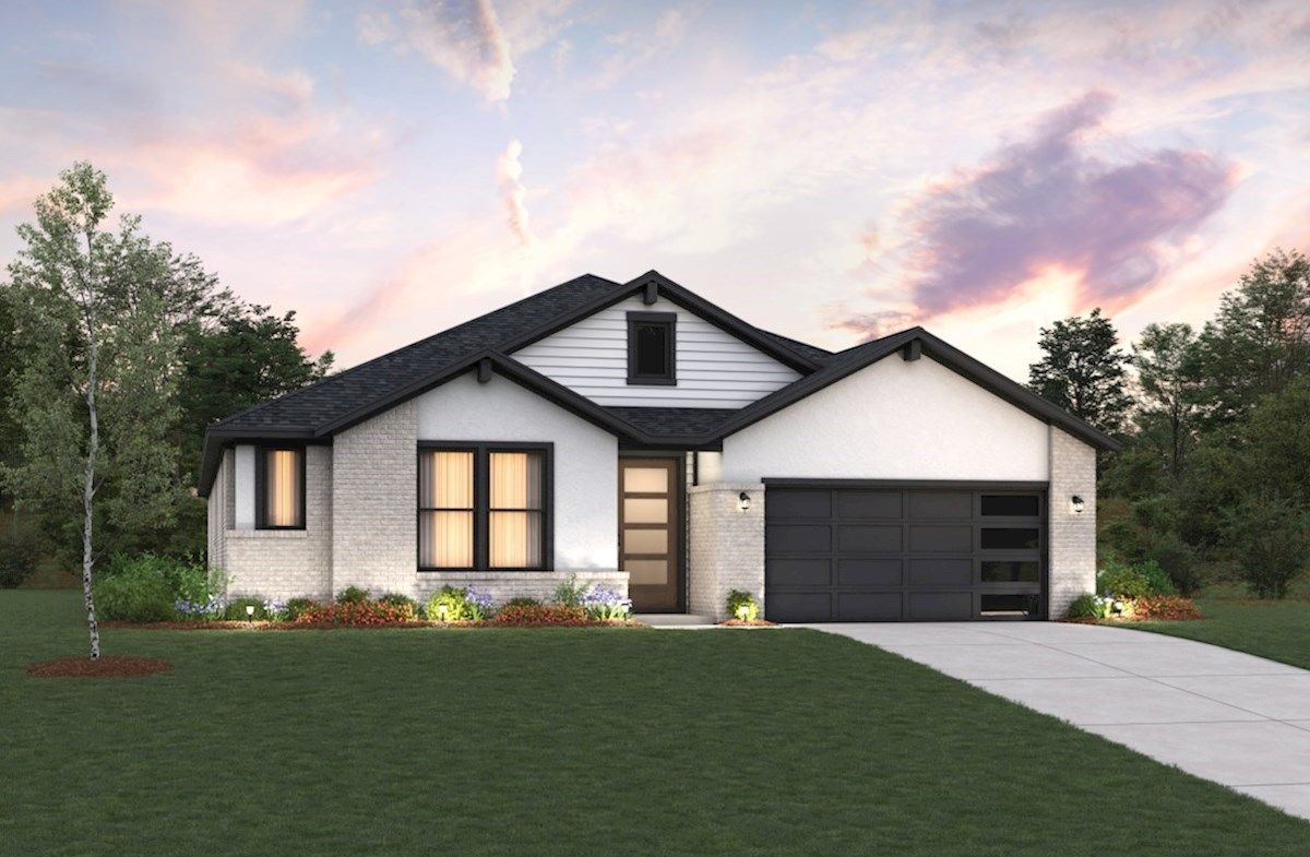 Exterior:Mid - Century L Elevation