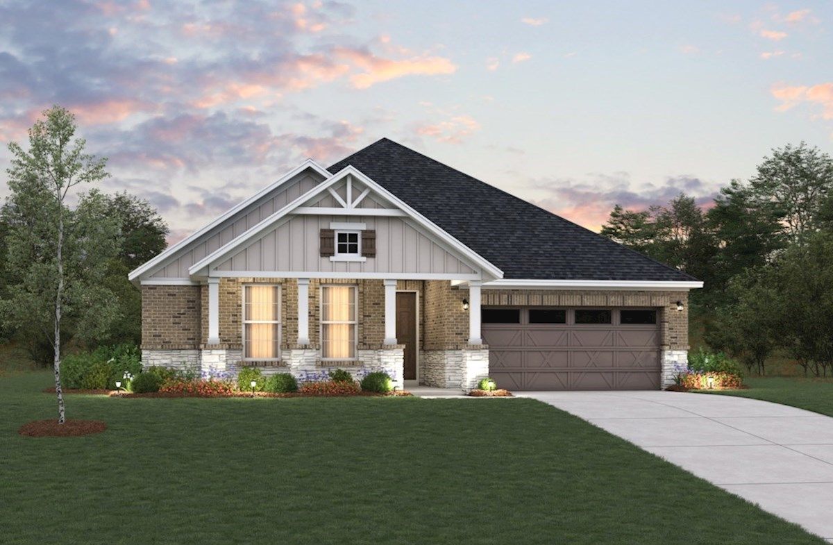 Exterior:Arts & Crafts L Elevation