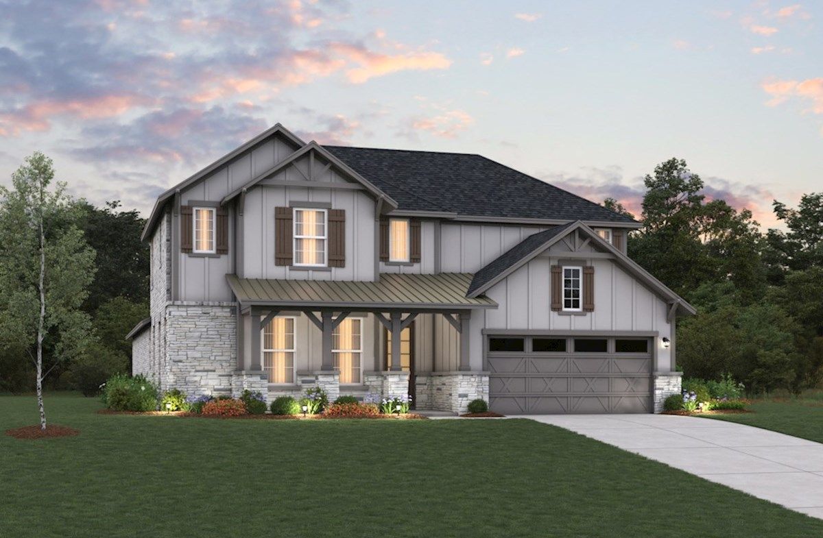 Exterior:Arts & Crafts L Elevation