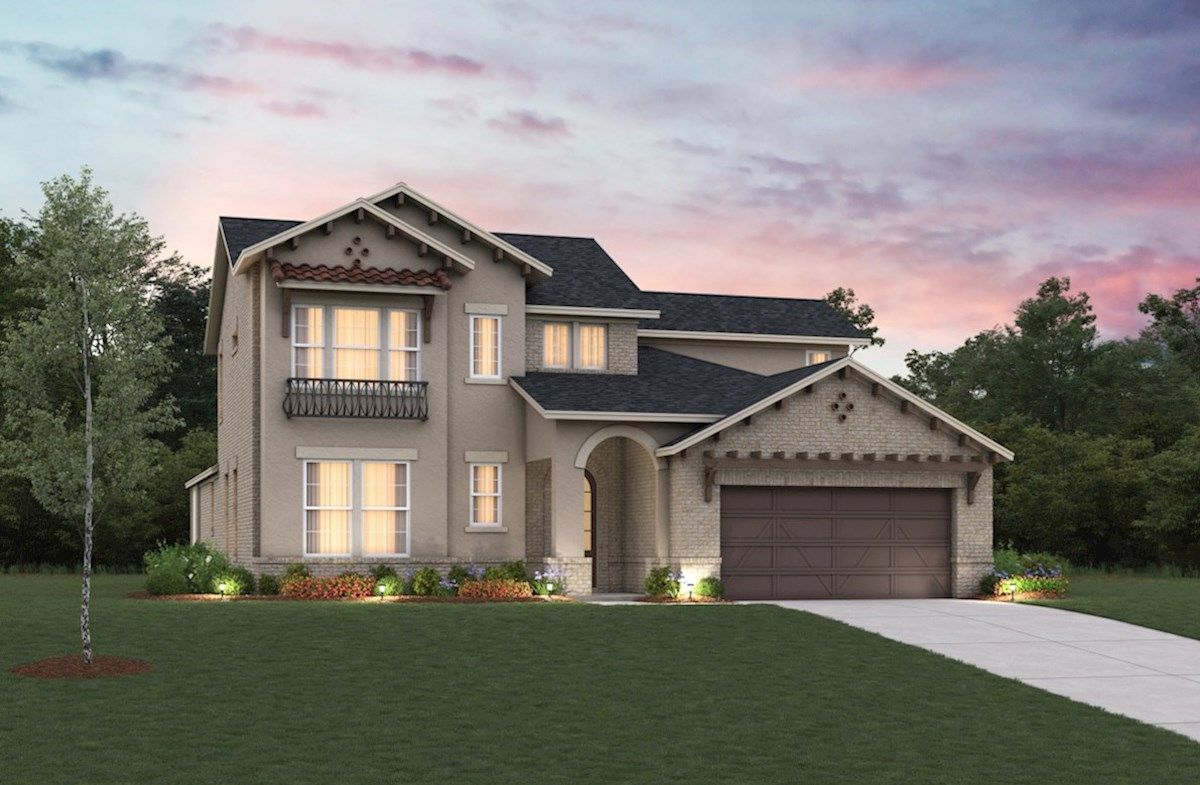 Exterior:Spanish Colonial L Elevation