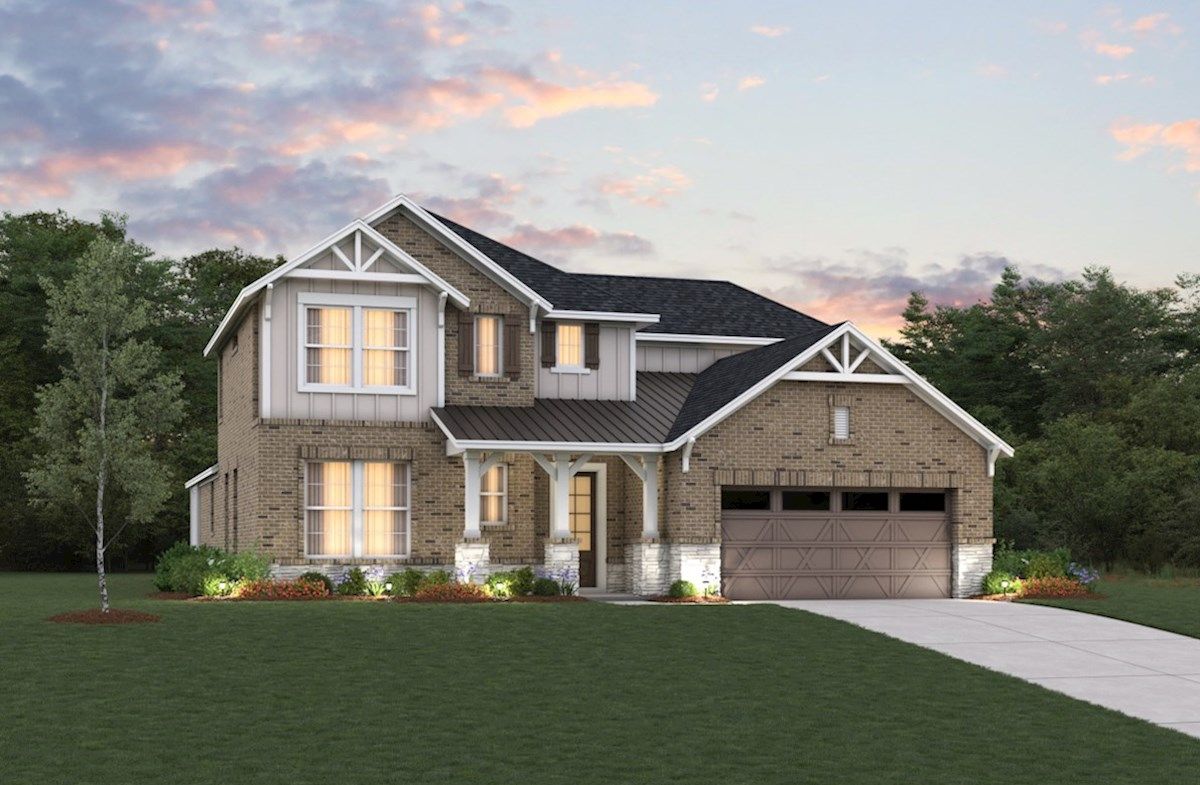 Exterior:Arts & Crafts L Elevation