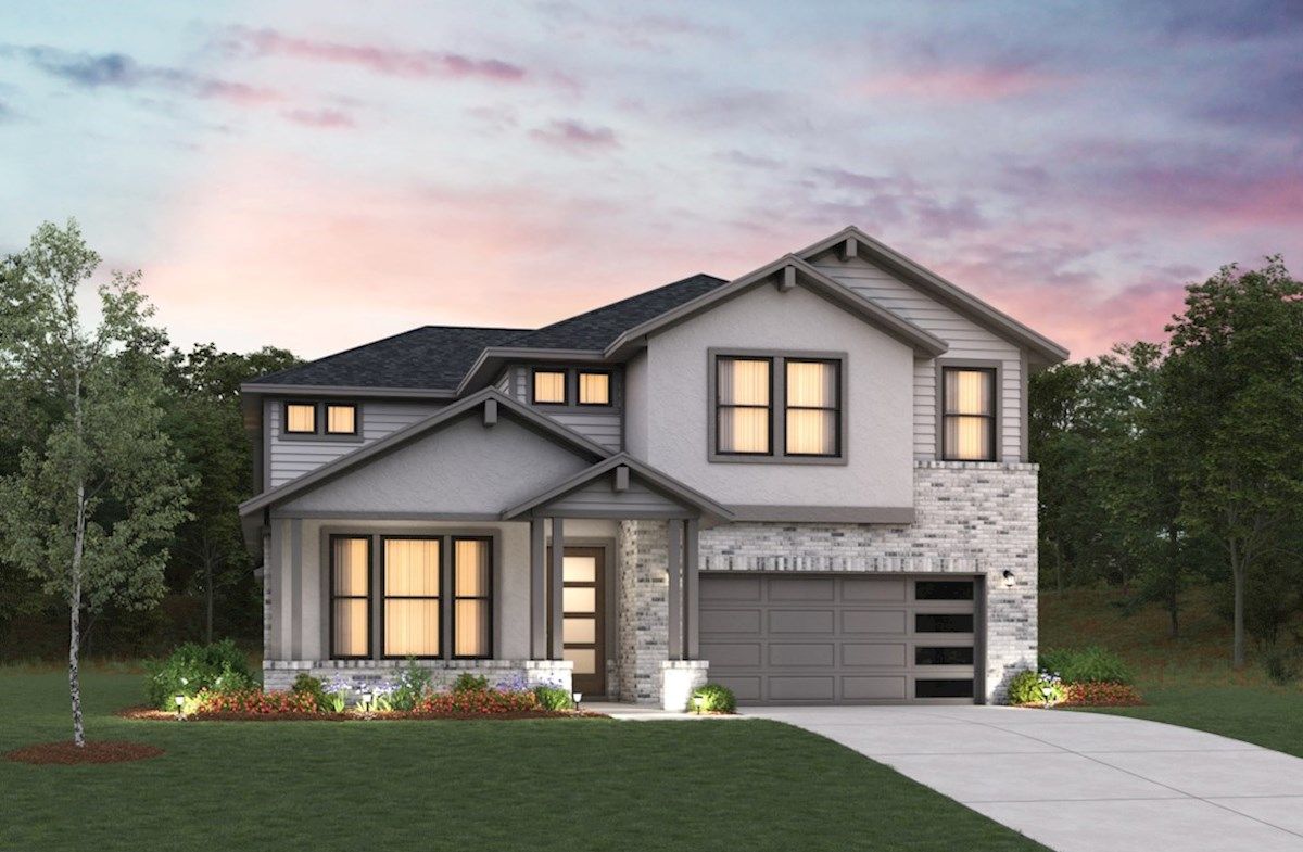 Exterior:Mid - Century L Elevation