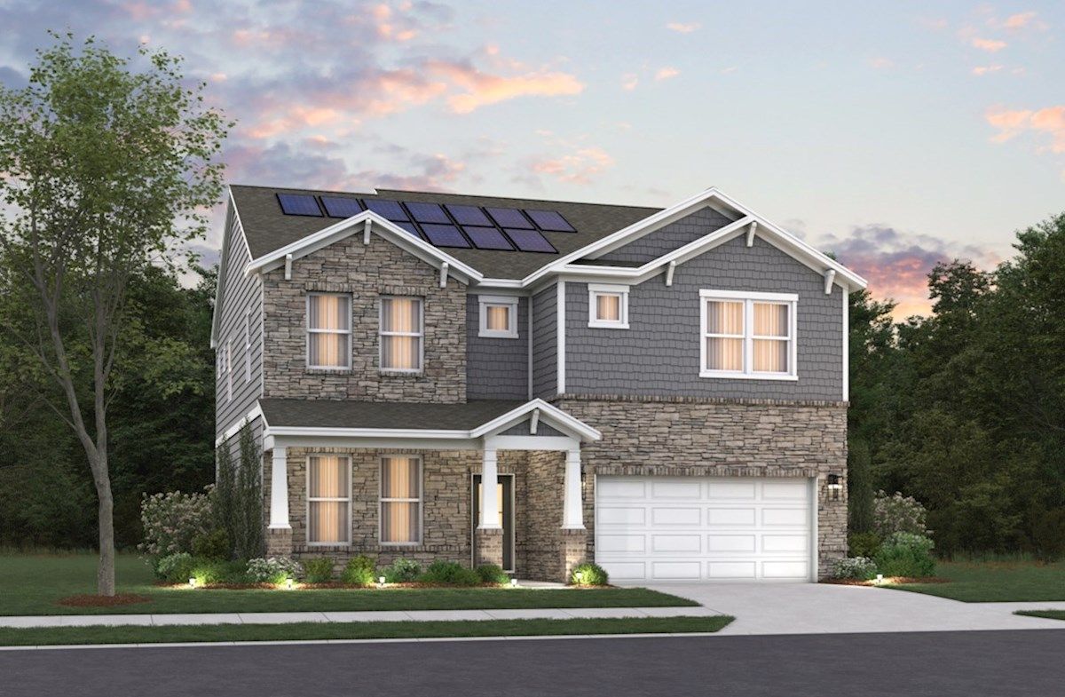 Exterior:Arts & Crafts M Elevation