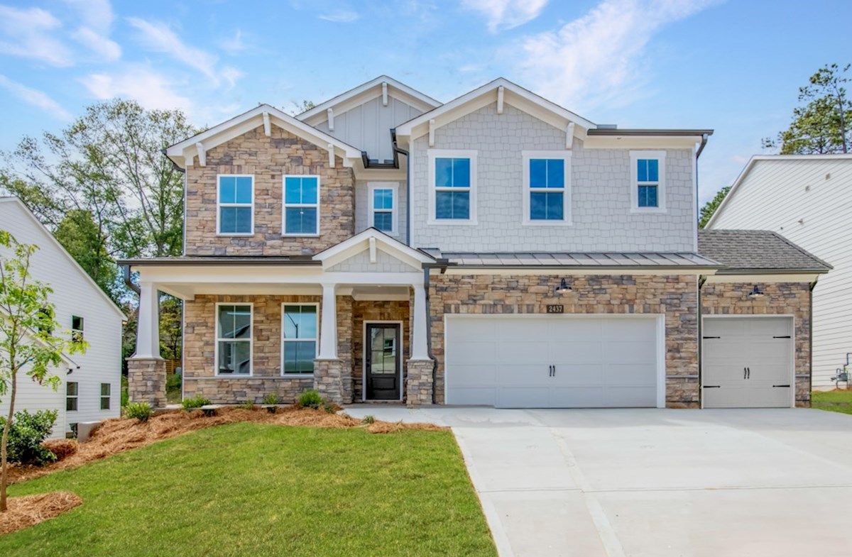 Exterior:Arts & Crafts L Elevation