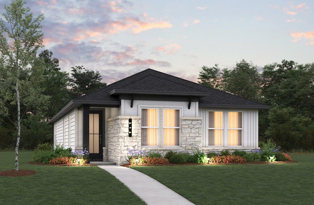 Exterior:Mid - Century L Elevation