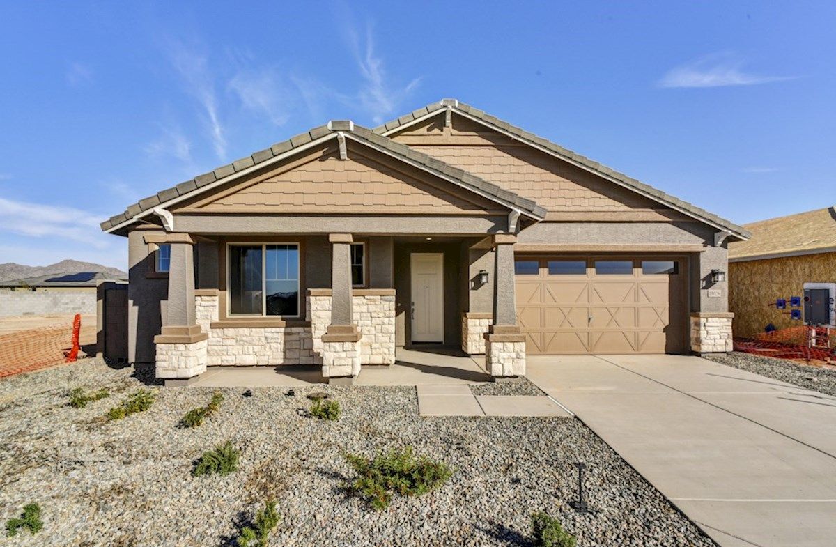 Exterior:Arts & Crafts L Elevation