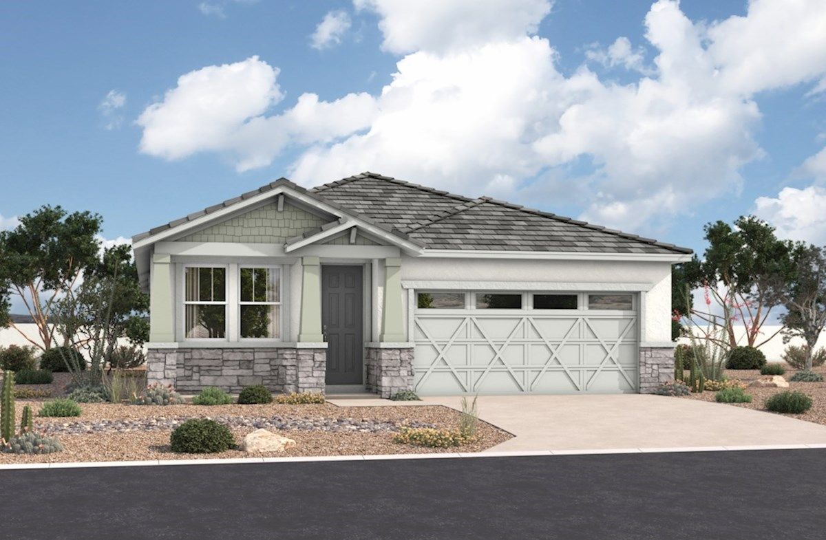 Exterior:Arts & Crafts L Elevation