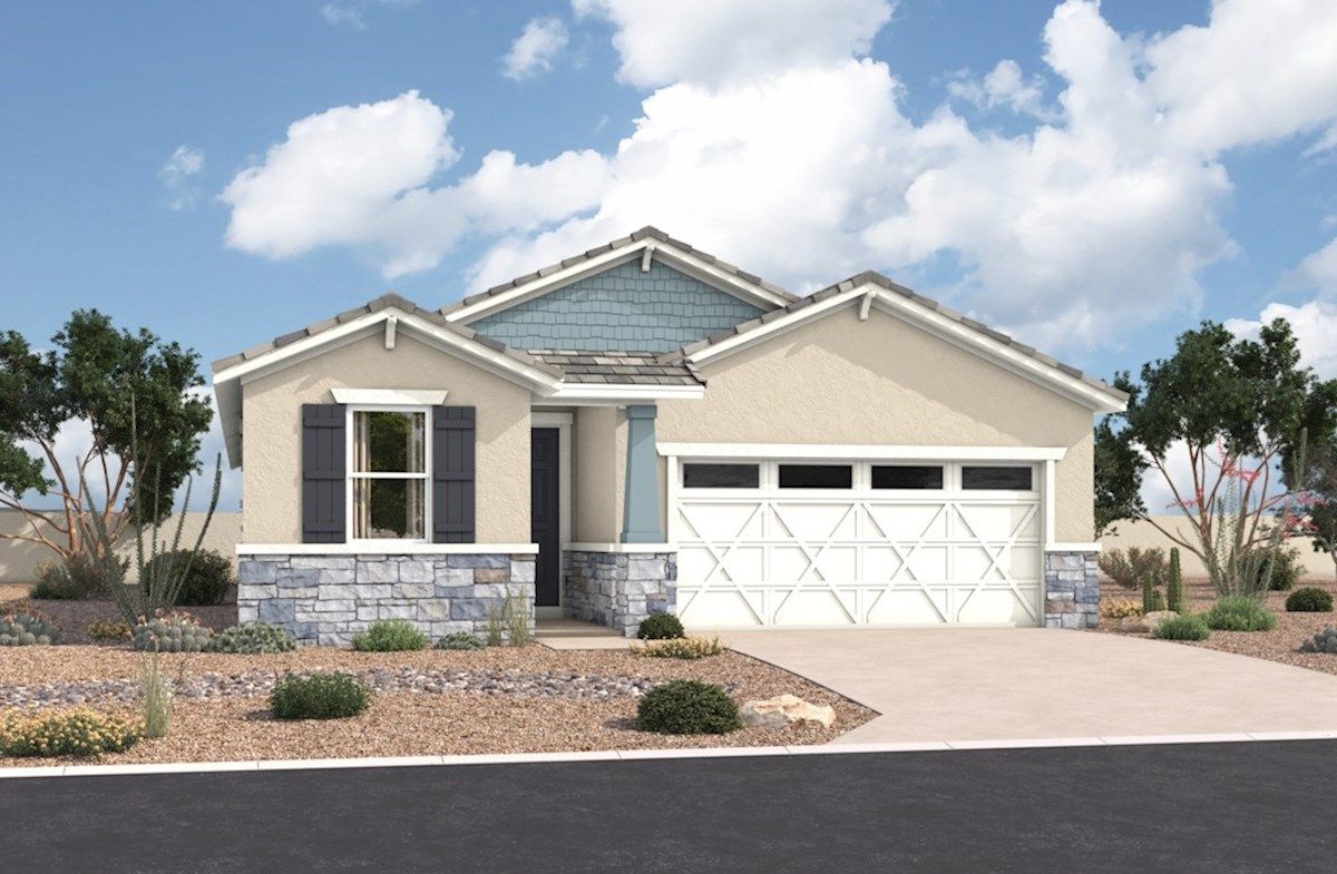 Exterior:Arts & Crafts L Elevation