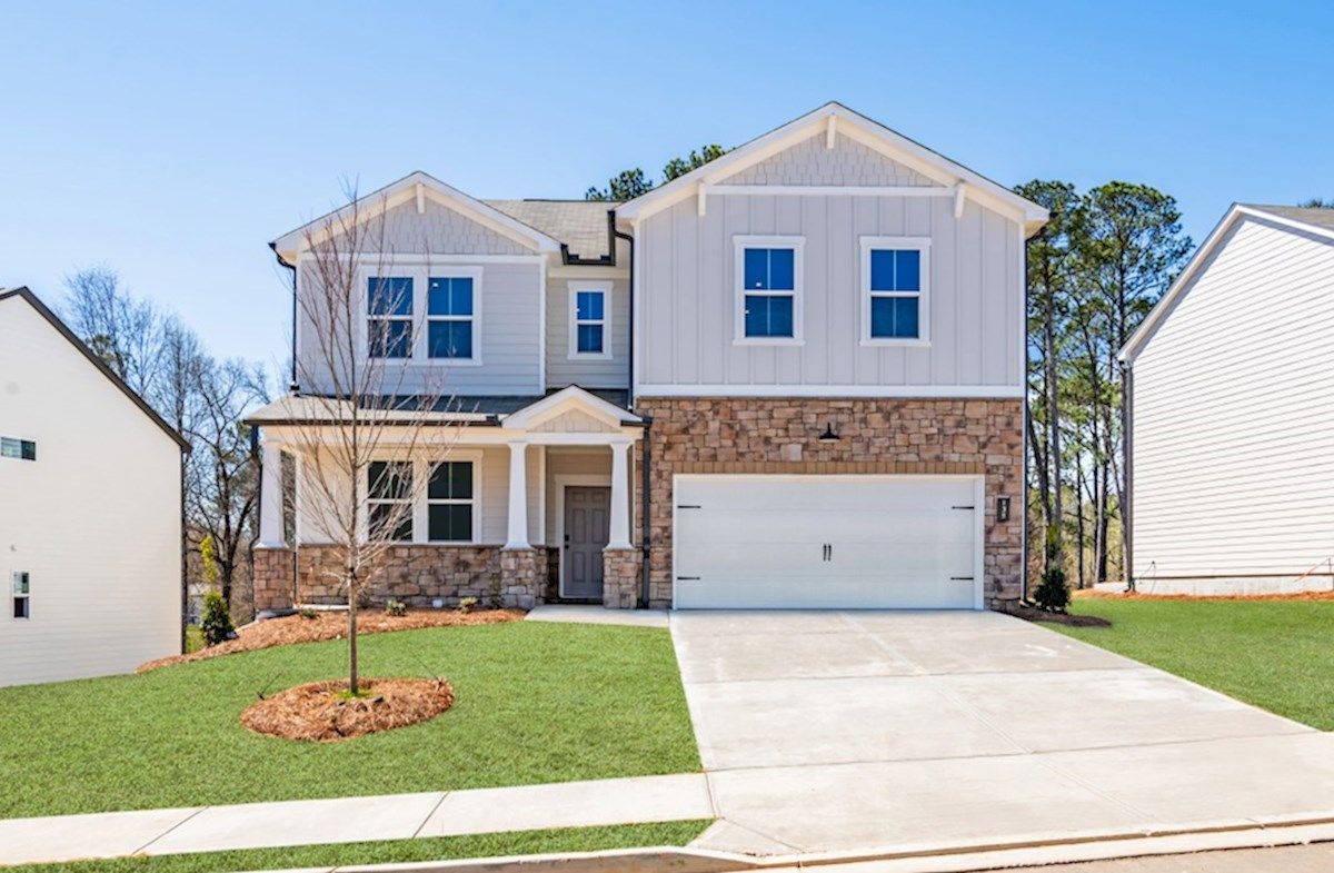 Exterior:Arts & Crafts A Elevation