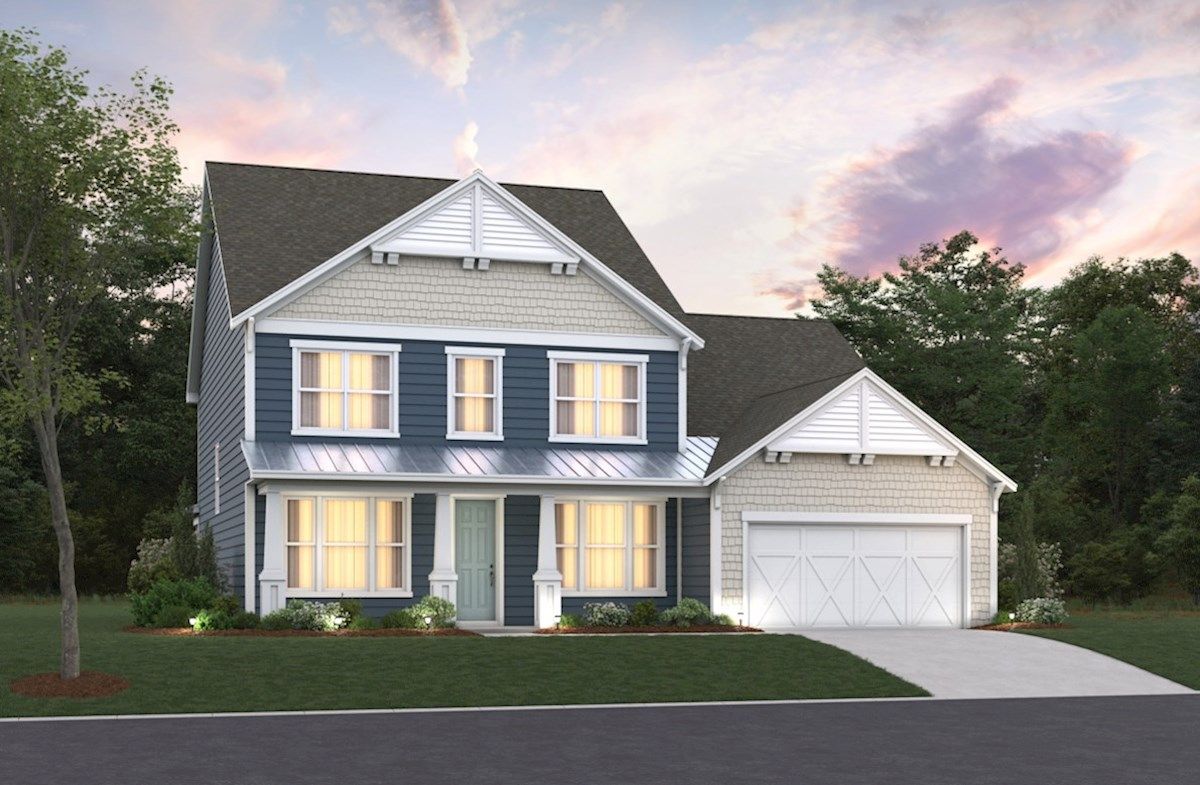 Exterior:Arts & Crafts L Elevation