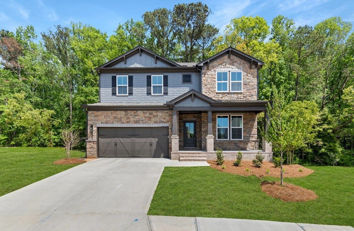 Exterior:Arts & Crafts L Elevation