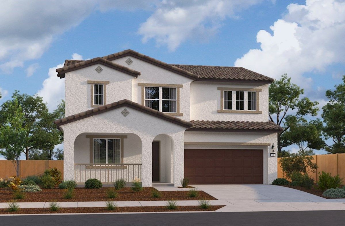 Exterior:Spanish Colonial N Elevation