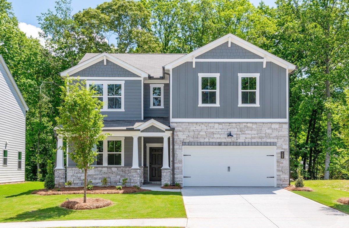 Exterior:Arts & Crafts A Elevation