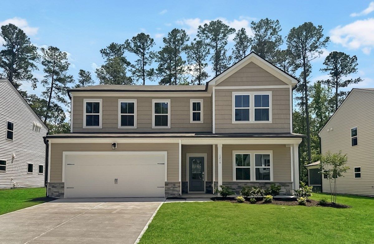 Exterior:Arts & Crafts L Elevation
