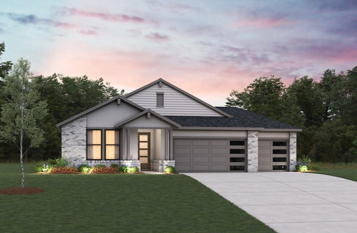 Exterior:Mid - Century L Elevation