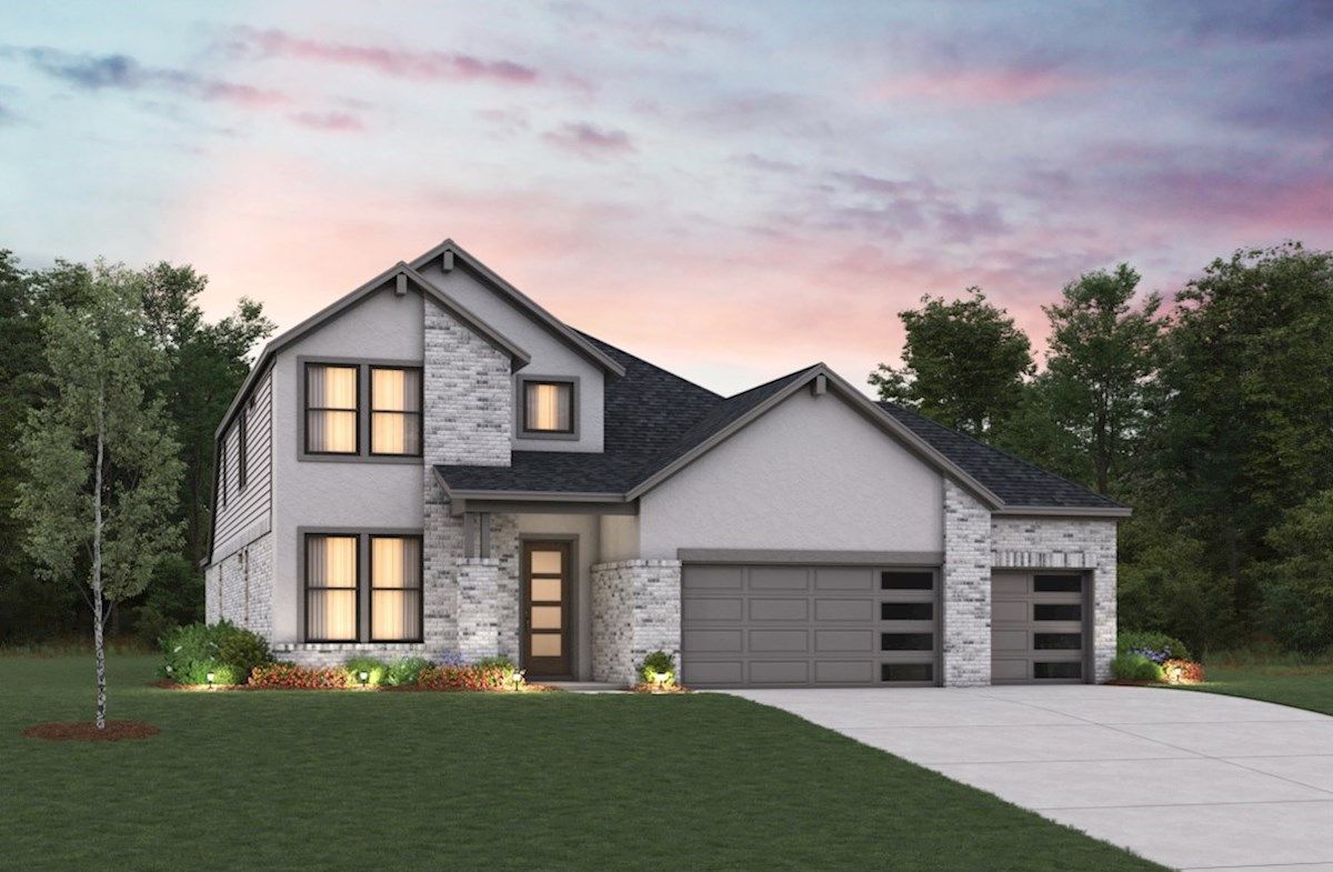 Exterior:Mid - Century L Elevation