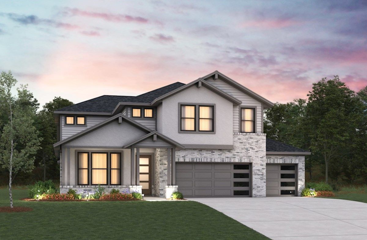 Exterior:Mid - Century L Elevation