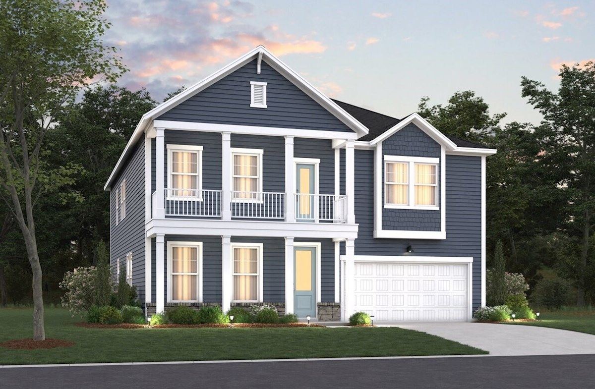 Exterior:Arts & Crafts D Elevation