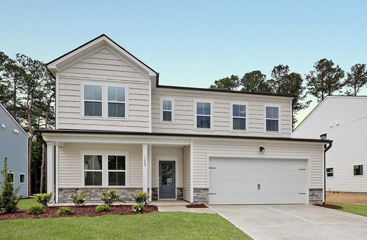 Exterior:Arts & Crafts L Elevation