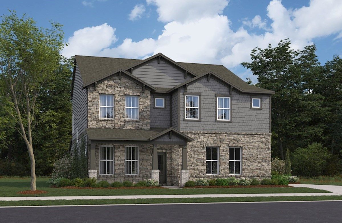 Exterior:Arts & Crafts L Elevation