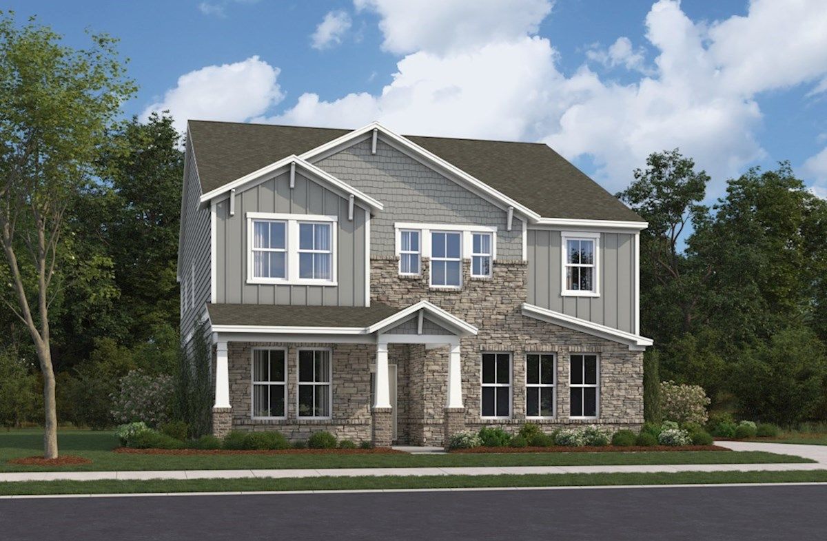 Exterior:Arts & Crafts L Elevation
