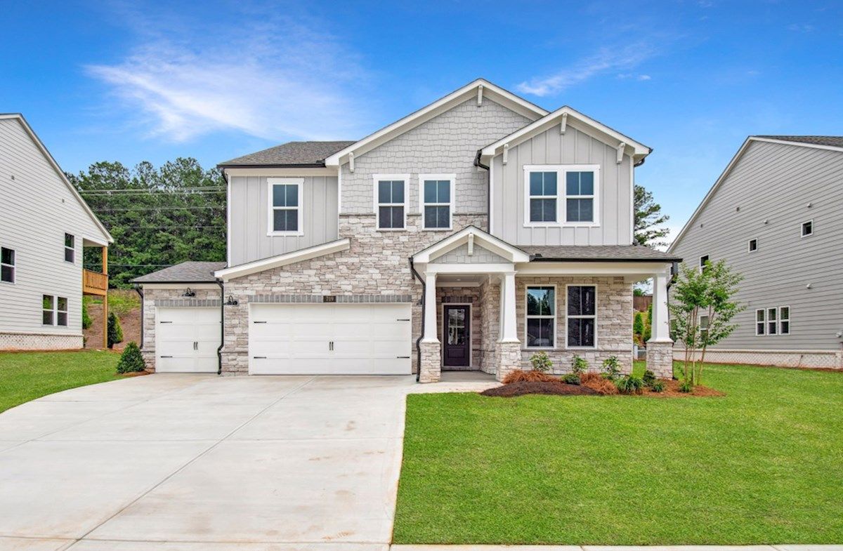 Exterior:Arts & Crafts L Elevation