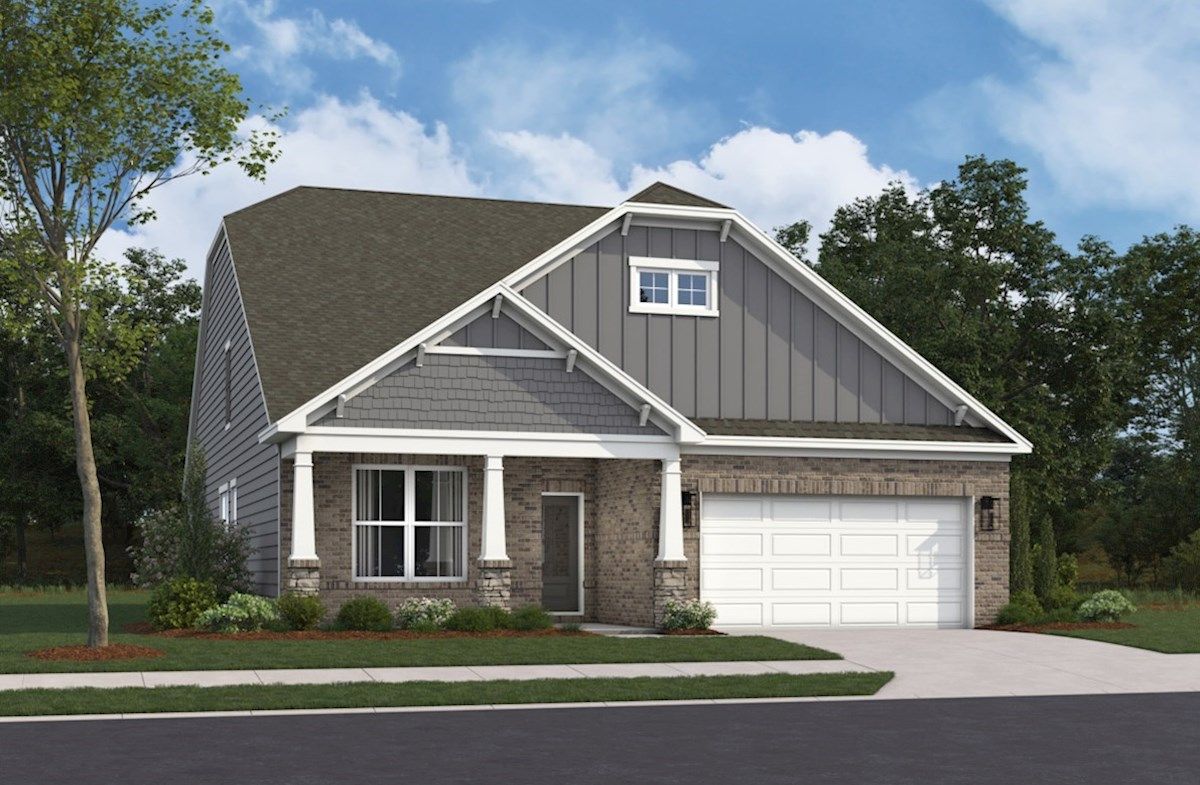 Exterior:Arts & Crafts A Elevation