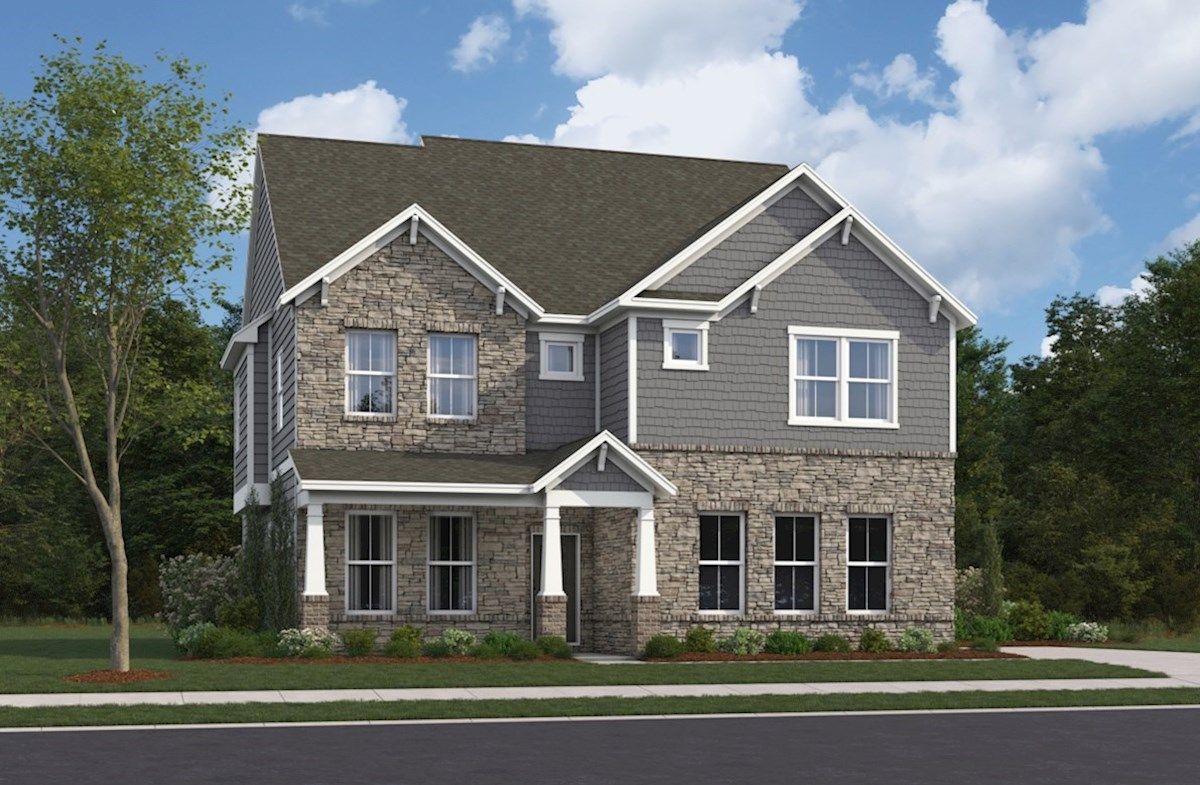Exterior:Arts & Crafts M Elevation